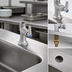 Thumbnail image #3 for T&S Brass Single Temperature Deck-Mount Pantry Faucet with Swivel Outlet, Lever Handle, Low Lead