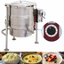 Thumbnail image #3 for Crown ELT-40 40 Gallon Electric Tilting Steam Kettle with Tri-Leg Base