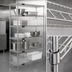 Thumbnail image #3 for Eagle Group 5-Tier Starter Wire Shelving Unit, 42W x 21D x 86H, Stainless Steel Finish