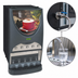 Thumbnail image #3 for BUNN iMIX-5S+ Silver Series Top Hinge Powder Beverage Dispenser with 5 Hoppers and 7-Gallon Hot Water Tank