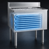 Thumbnail image #3 for Eagle Group 2200 Series Underbar Ice Bin/Cocktail Unit with 7-Circuit Cold Plate, 24 x 24 in., 125 lb. Capacity