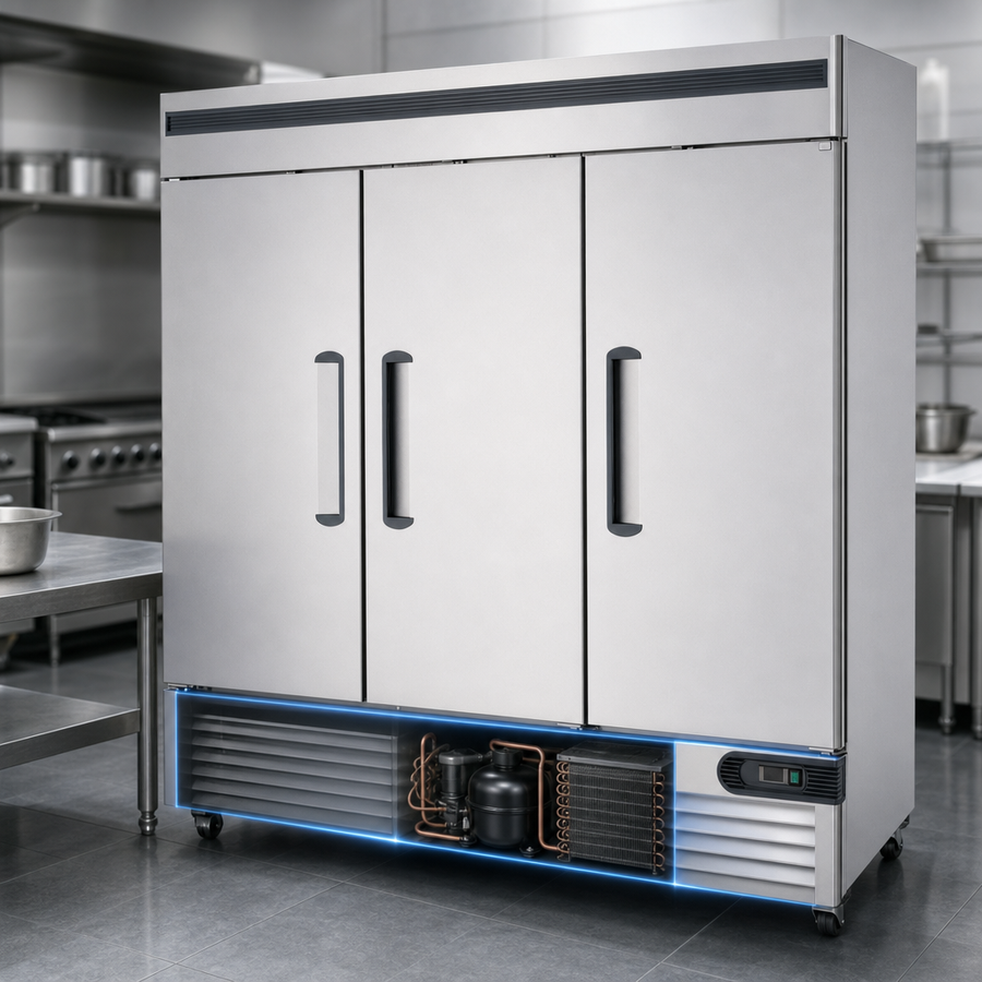 Bottom-Mount Self-Contained Refrigeration