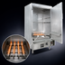 Thumbnail image #3 for MasterRange 30-Inch Natural Gas Smokehouse, Right-Hinged Door, Galvanized Exterior