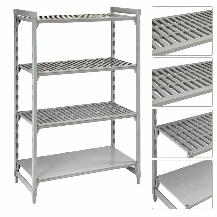 4-Tier Mixed Shelf Configuration