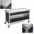 Thumbnail image #3 for Atlas Metal CAFT-5 Utility Solid Top Serving Counter, 77-1/2-Inch Wide, Stainless Steel Top