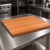 Thumbnail image #3 for Boos Block American Cherry Edge Grain Kitchen Countertop, 36 x 36 x 1-1/2 Inch, Varnique Finish