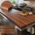 Thumbnail image #3 for John Boos Boos Block American Black Walnut Edge Grain Kitchen Countertop with Varnique Finish, 132 x 42 x 2-1/4 Inches
