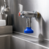 Thumbnail image #3 for Fisher Wall-Mount Single-Inlet Pre-Rinse Faucet with Cross Handle and Spray Head
