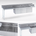 Thumbnail image #3 for Advance Tabco DTC-3-1824-96LX 95-Inch 3-Compartment Sink Dishtable with Left Drainboard