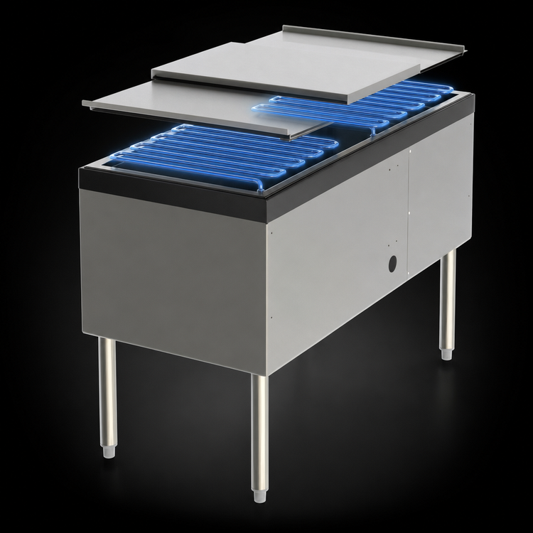 Product image #3 for Top Shelf 24-Inch Service Station Ice Chest with 20-Circuit Cold Plate