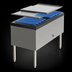 Thumbnail image #3 for Top Shelf 24-Inch Service Station Ice Chest with 20-Circuit Cold Plate