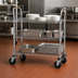 Thumbnail image #3 for Metro Super Erecta SP Heavy Duty 3-Shelf Bus Cart, 36 x 21 x 39, Brite Zinc Finish