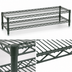 Thumbnail image #3 for Eagle Group QuadTruss 2-Tier Front Case Merchandise Wire Shelving Unit, 54 x 14 x 14 Inches, Green Epoxy