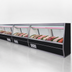 Thumbnail image #3 for Howard-McCray 40E Series 148-1/2-Inch Fish and Poultry Refrigerated Display Case, Self-Contained, Straight Glass, Black Exterior, White Interior, LED Lighting