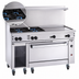 Thumbnail image #3 for Vulcan Endurance 48-Inch Gas Restaurant Range with 2 Open Burners, 36-Inch Griddle, and Standard Oven
