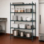 Thumbnail image #4 for Metro Super Erecta 5N477K3 Stationary Starter Wire Shelving Unit, 72W x 21D x 74H, 5 Shelves, Green Epoxy-Coated