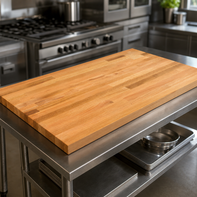 Product image #3 for Appalachian Red Oak Island Countertop with Varnique Finish, 84-Inch x 30-Inch x 1-1/2-Inch Thick