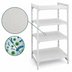 Thumbnail image #4 for Cambro Camshelving Premium 4-Shelf Solid Stationary Starter Unit, 21-Inch Deep x 24-Inch Wide x 72-Inch High, Speckled Gray