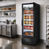 Thumbnail image #3 for True Full-Length Glass Door Freezer Merchandiser, 1-Section, Standard Depth, Black, -10°F