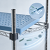 Thumbnail image #3 for QuadPLUS 54 x 24 Blue Polymer Louvered Shelf Mat with MICROGARD and Chrome QuadTruss Frame