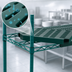 Thumbnail image #3 for QuadPlus 60 x 24-Inch Louvered Green Polymer Shelf Mat with Wire QuadTruss Frame