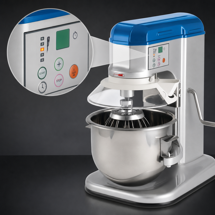 Product image #3 for Vollrath 7 Quart Countertop Planetary Mixer with 5-Speed Direct Drive