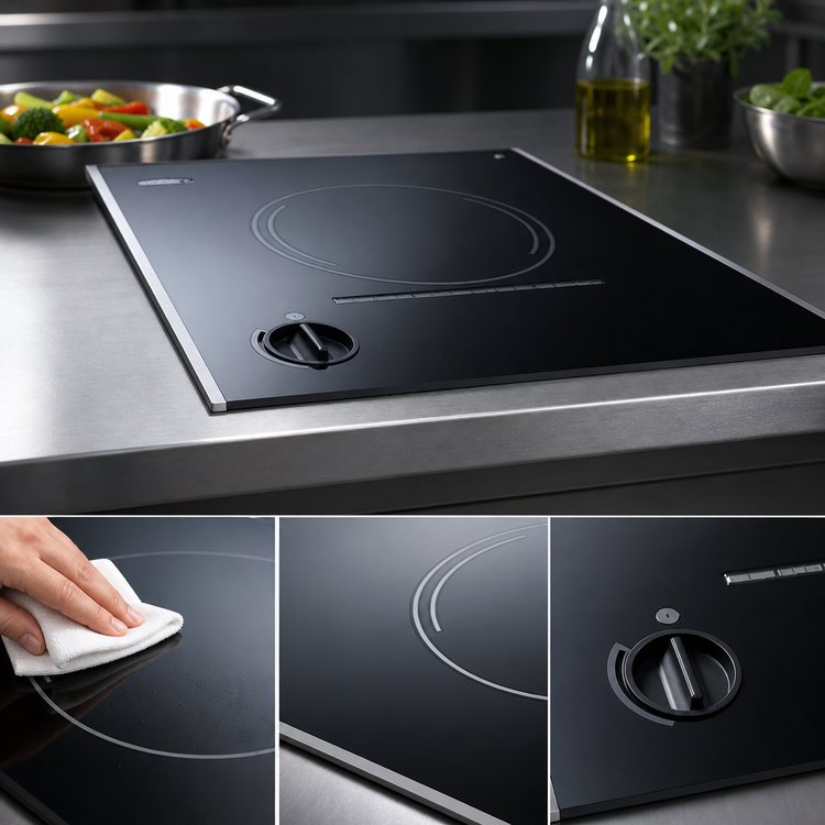 Product image #3 for Summit Commercial CR1115 12 Inch Single-Burner Built-In Radiant Electric Cooktop