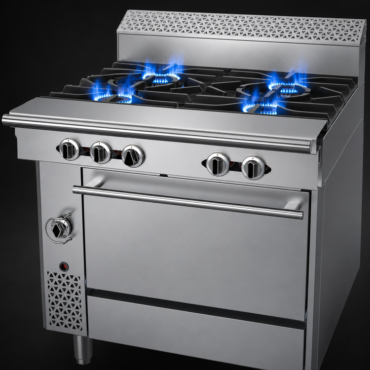 Product image #3 for Garland Cuisine Series 36-Inch Heavy Duty Gas Range with 4 Open Burners and Standard Oven