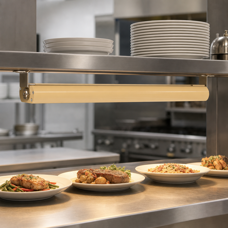 Product image #3 for Vollrath 30-Inch Low Profile Single Strip Heat Lamp, Unlighted, 208V