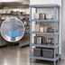 Thumbnail image #3 for Quantum Millenia 24-Inch W x 18-Inch D x 74-Inch H Gray Polymer Stationary Starter Shelving Unit