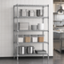 Thumbnail image #3 for Metro Super Erecta Chrome Plated 4-Shelf Wire Shelving Starter Unit, 36-Inch W x 24-Inch D x 63-Inch H