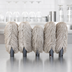 Thumbnail image #3 for Bar Maid Standard Size 5-Piece Slotted Glass Polishing Head Set for GP-100