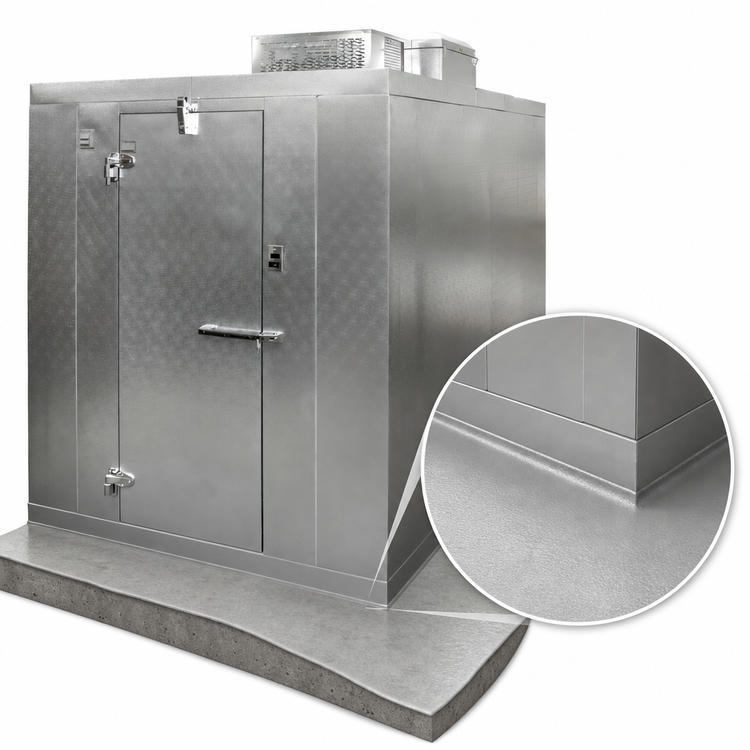 Product image #3 for Norlake Kold Locker Indoor +35°F Floorless Walk-In Cooler, 6' x 12' x 7'-4" H, R290 Capsule Pak ECO, 115V