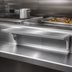 Thumbnail image #3 for Duke 10-Inch Wide Stainless Steel Carving Board for 74-Inch Steam Tables