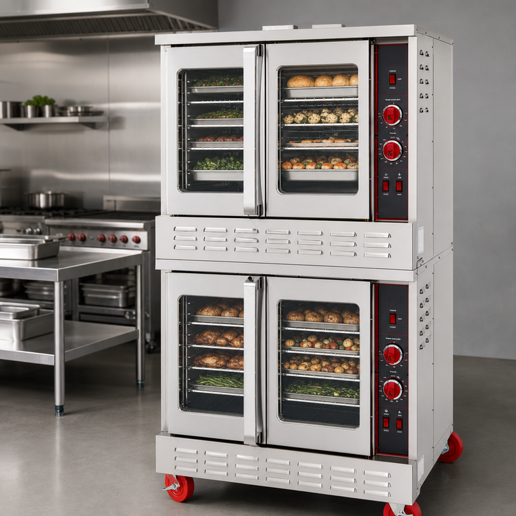 Product image #4 for American Range Majestic HE Double-Deck Standard Depth Full-Size Gas Convection Oven