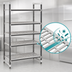 Thumbnail image #3 for Cambro Camshelving Elements XTRA 5-Tier Stationary Starter Unit, 21 x 48 x 72 Inches, Vented Polymer Shelving (EXU214872V5480)