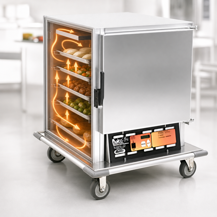 Product image #3 for Panco HPUESSI-RC3.00 Insulated Undercounter Heated/Proofing Cabinet with Universal Slides and Solid Door