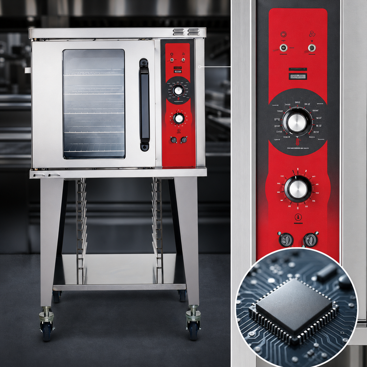 Product image #3 for Vulcan ECO2D Half-Size Single-Deck Electric Convection Oven, 5.5 kW