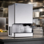 Thumbnail image #3 for Hoshizaki DCM-500BWH Countertop Cubelet Ice Maker and Water Dispenser, Water-Cooled, 40 lb Storage, 590 lb/24 hr Production