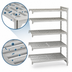 Thumbnail image #4 for Cambro Camshelving Premium 5-Tier Vented Add-On Polymer Shelving Unit, 36 x 18 x 72 Inches, Speckled Gray