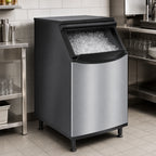 Thumbnail image #3 for Koolaire K570 Ice Storage Bin, 532 lb Capacity, Top-Hinged Front Door, Polyethylene Interior, for Top-Mounted Ice Makers