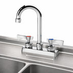 Thumbnail image #3 for Krowne Royal Series 15-325L Commercial Manual Faucet, Deck-Mount, 4-Inch Centers, 3-1/2-Inch Gooseneck, Chrome, Low Lead Case of 12