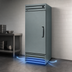 Thumbnail image #3 for Excellence Commercial Products CF-43HC 43 Cu. Ft. Economy Line Two-Section Upright Reach-In Freezer