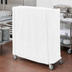 Thumbnail image #3 for Metro Waterproof Banquet Cart Cover, 60 x 18 x 54 Inch, White, with PVC Zipper