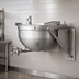 Thumbnail image #3 for Legion LSWT-50 50-Gallon Stationary Wall-Mounted Full-Jacketed Direct Steam Kettle