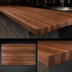 Thumbnail image #3 for John Boos Boos Block 132-Inch x 38-Inch x 3-Inch Edge Grain American Black Walnut Kitchen Countertop with Varnique Finish