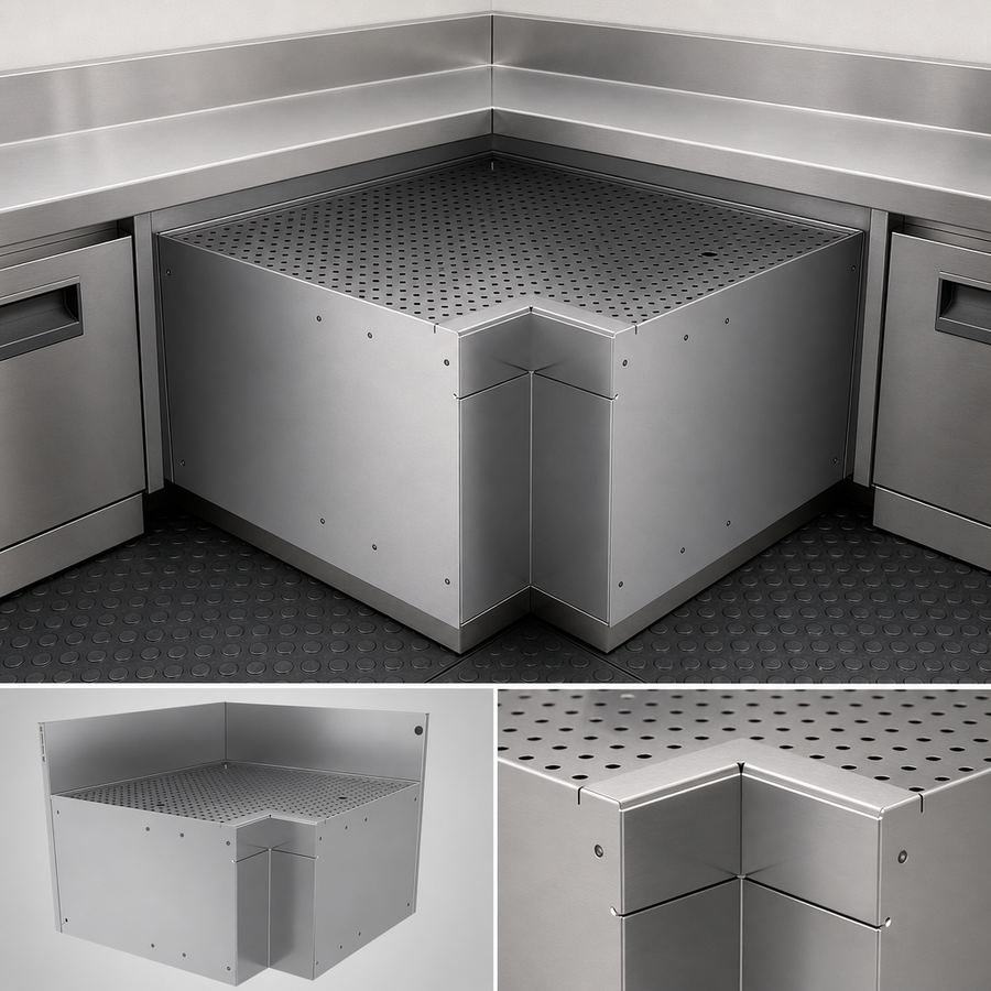 90° Inside L-Shape Corner