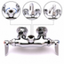 Thumbnail image #3 for T&S Brass B-0346-LN Double Pantry Wall-Mount Mixing Faucet with Swivel Outlet, Lever Handles, Less Nozzle