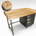 Thumbnail image #3 for Advance Tabco Bakers' Top Work Table with 3 Right-Side Drawer Tiers, 96-Inch x 36-Inch