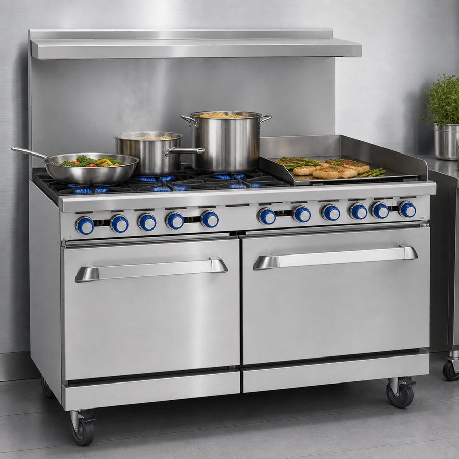 Four Open Burners